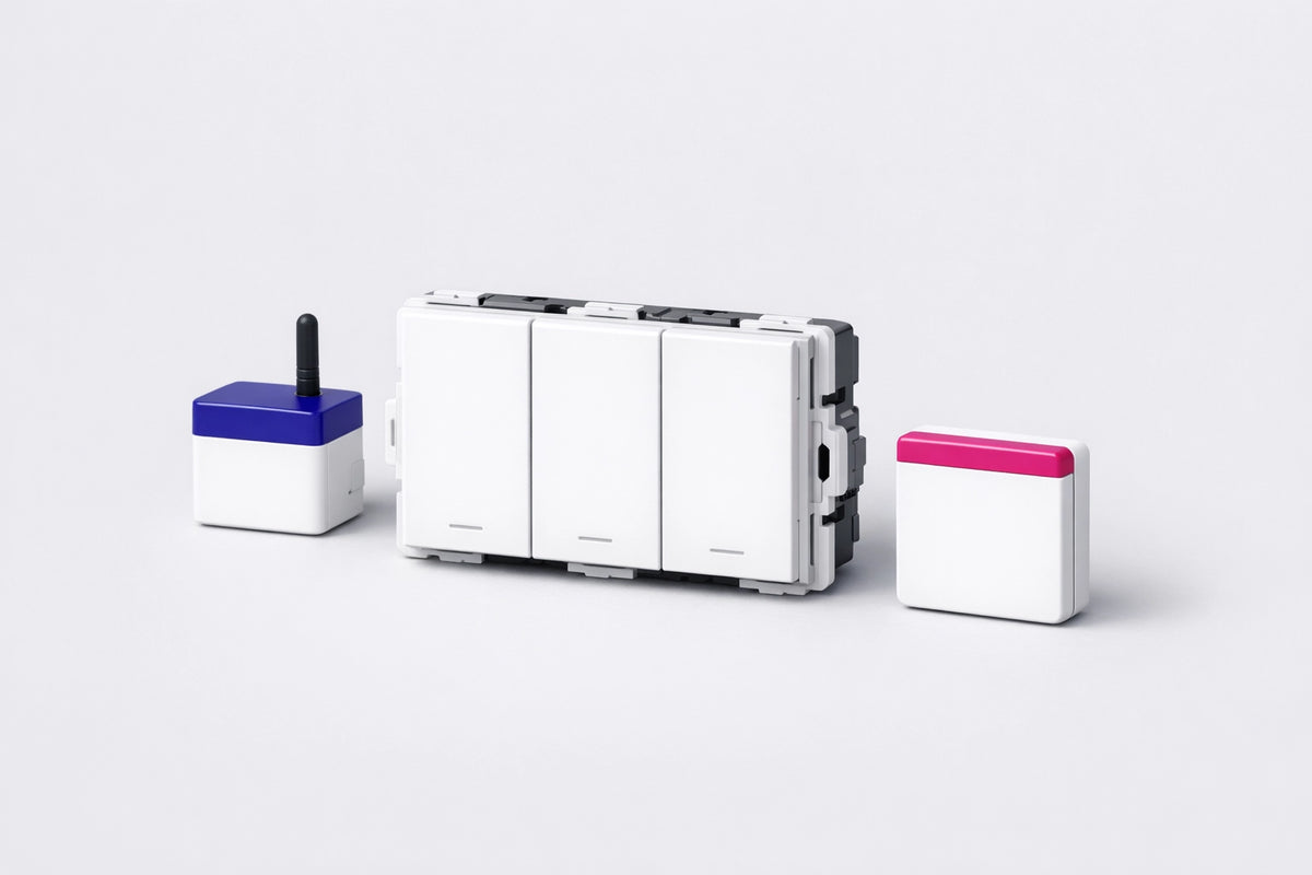 Interruttori wireless componibili