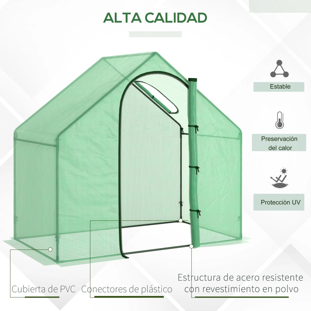 Serra da Giardino ¨C zephmum ¨C Verde Acciaio 180x100x168 cm