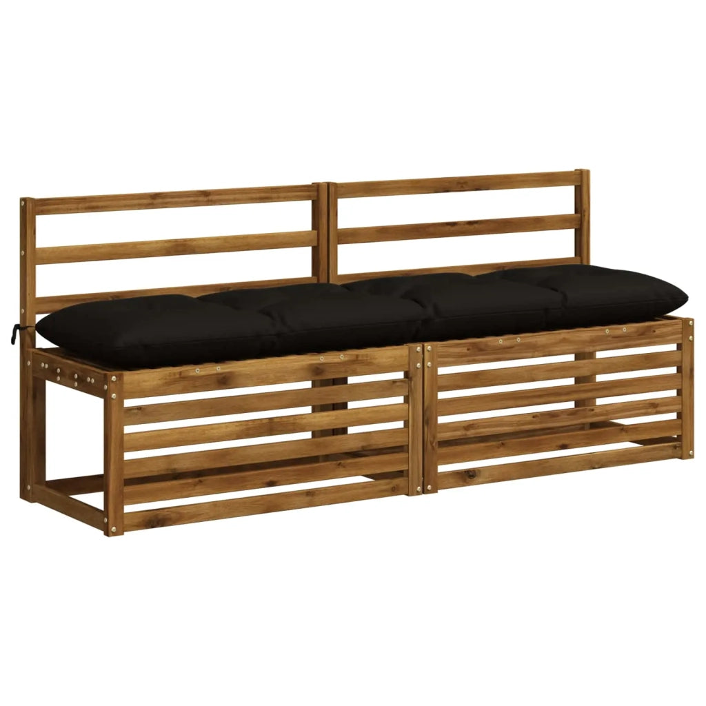 Cuscino per panchina VIANEN 100% Poliestere Nero 952884