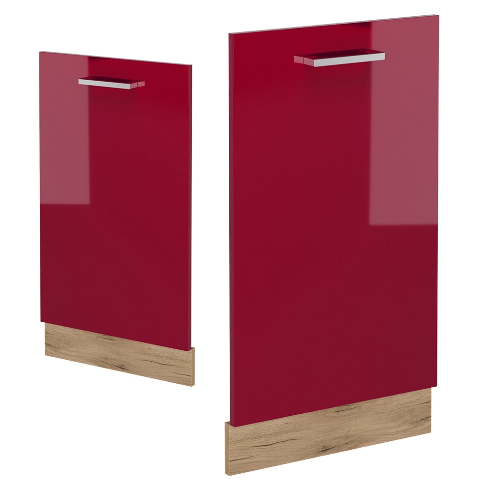 Vicco Pannello frontale Rosso lucido 45 cm senza piano di lavoro