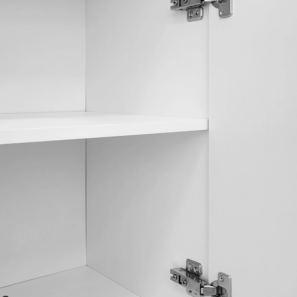 Credenza con Ante Sagomate ¨C MINIMAL ¨C Legno, Design Moderno