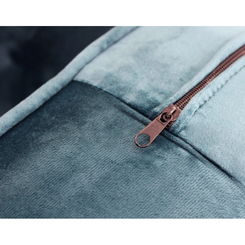DIVANO 3 POSTI CHESTERFIELD IN VELLUTO BLU