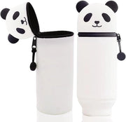 Etui 2 in 1 in silicone per bambini con panda kat schattig per scuola casa ufficio