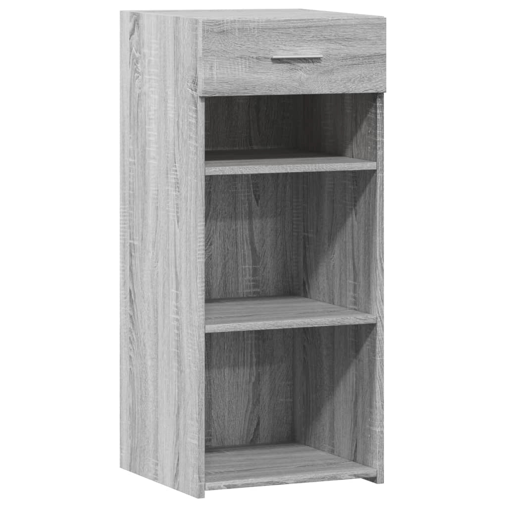 Buffet credenza cassettiera mobiletto mobile contenitore organizer cucina soggiorno Sonoma 40 x 42,5 x 93 cm legno ingegnerizzato grigio 02_0036363