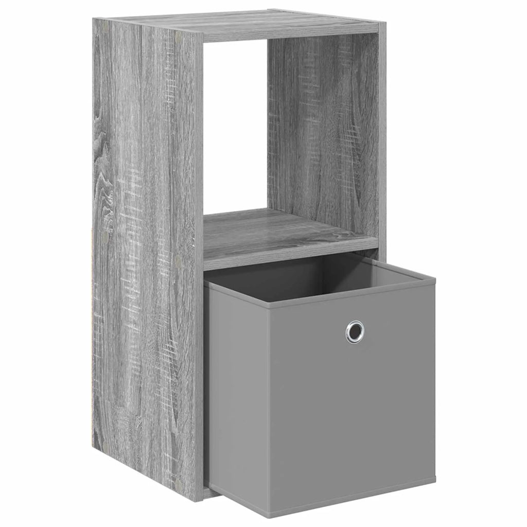 Comodino Grigio Sonoma 35 x 32 x 68,5 cm Legno multistrato 8000638