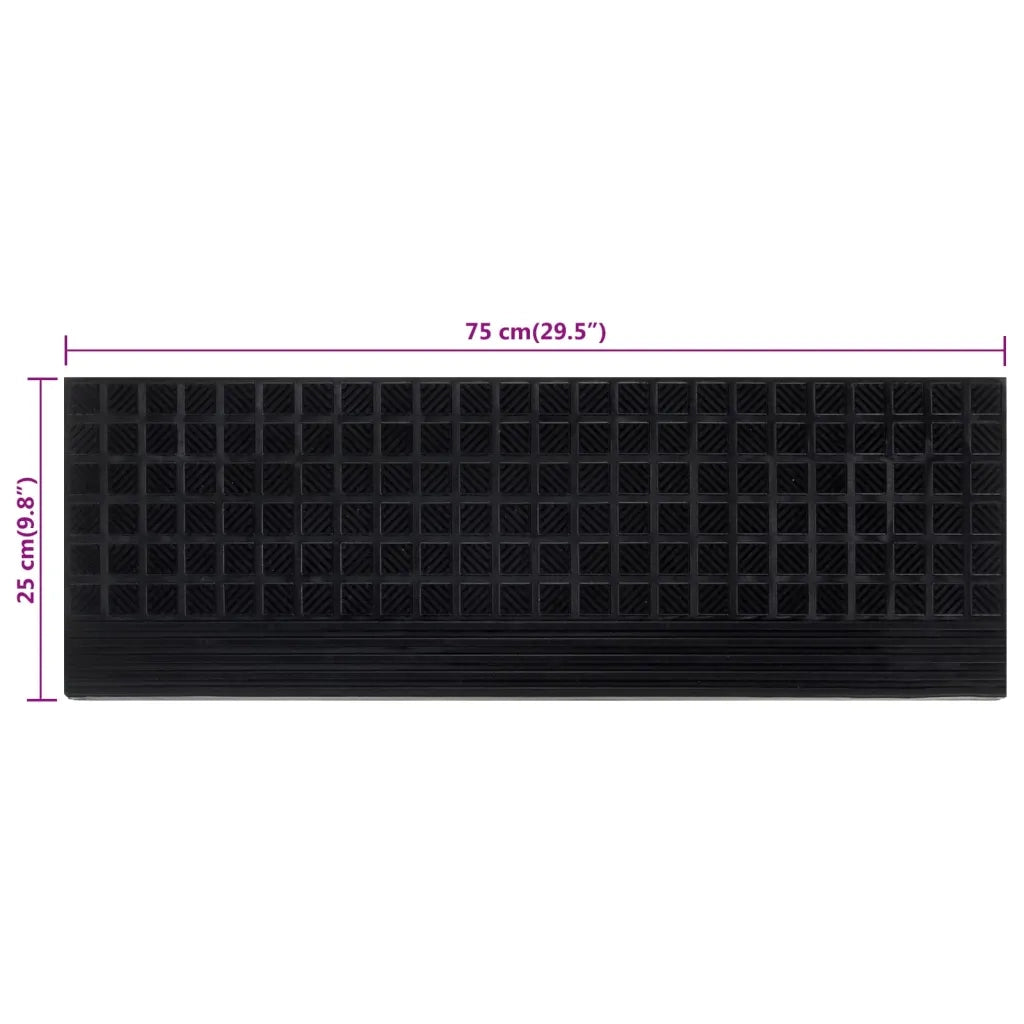 Tappetino per Scale 5 pz | Gradini per Scale 25x75 cm in Gomma