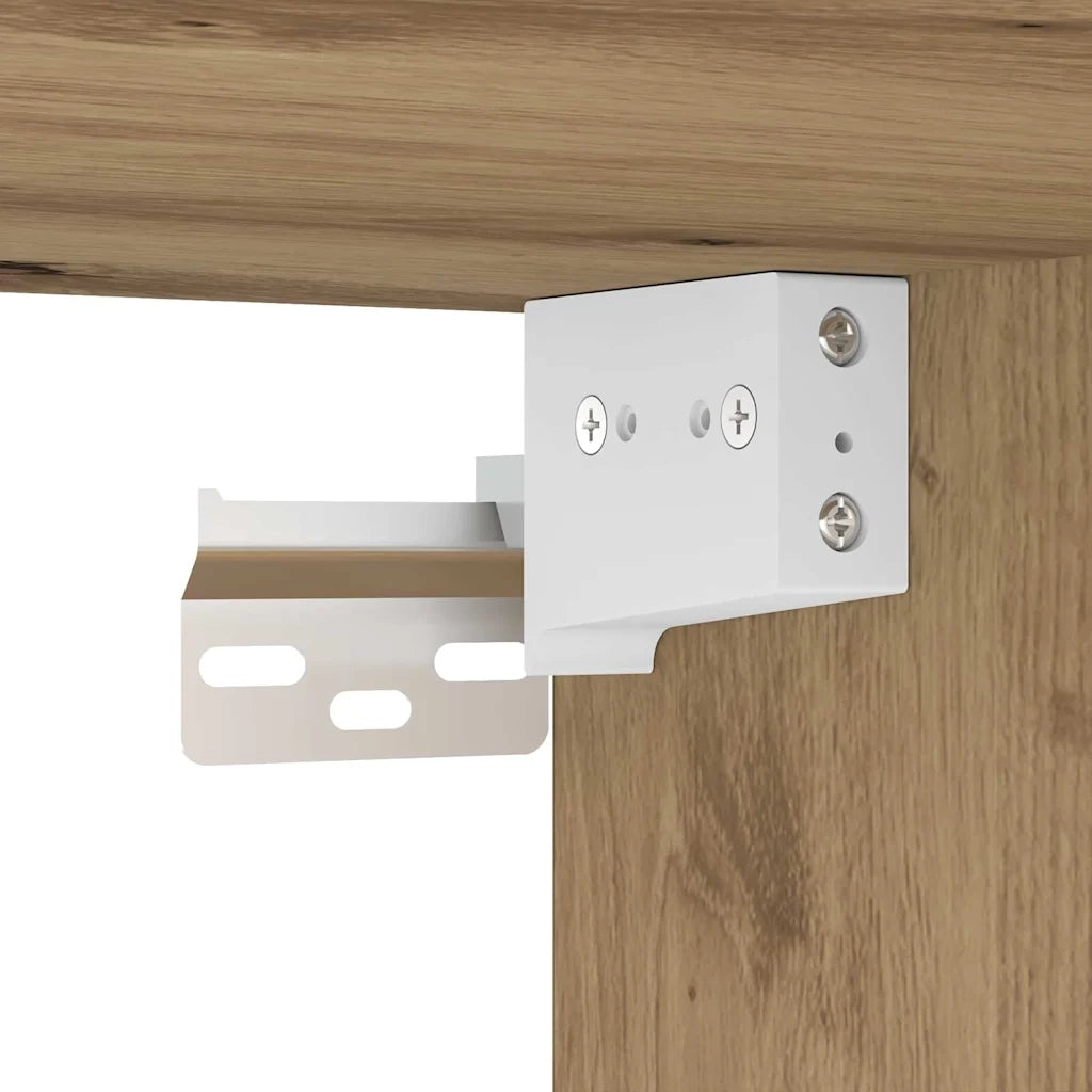 Mobile per scarpe con porta rovere artigianale 100 x 35 x 38 cm 881019