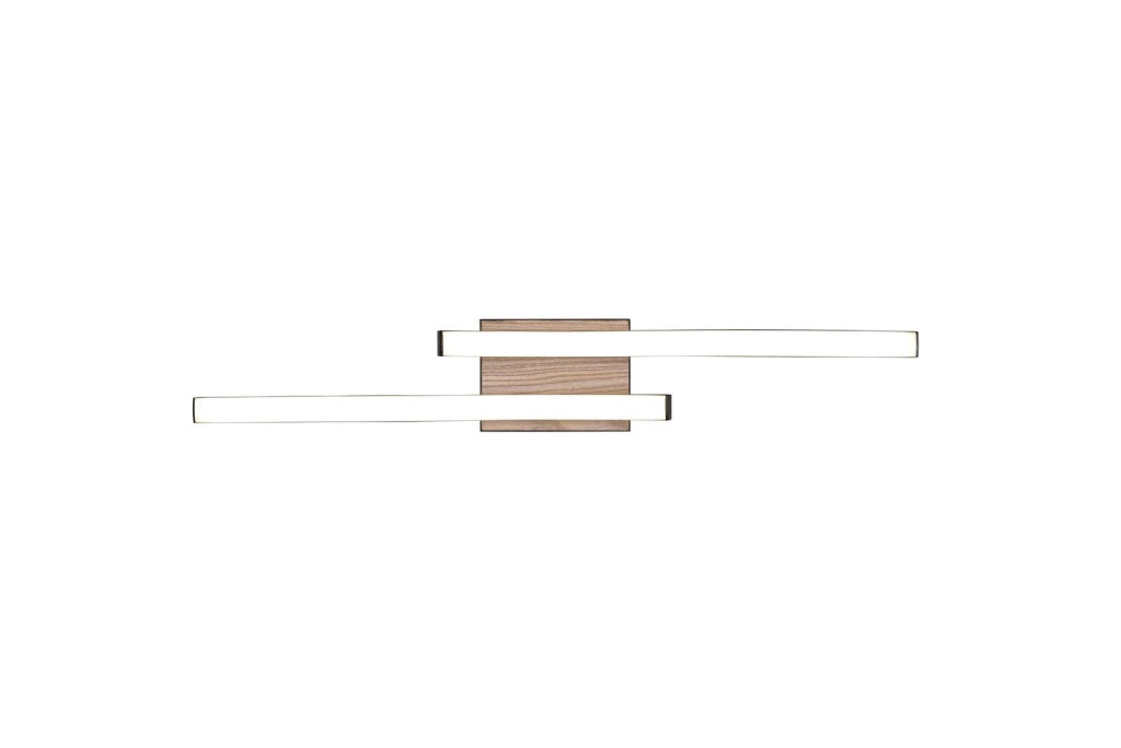 Plafoniera ROUTE LED 5W 3000K nero/marrone RL 56cm