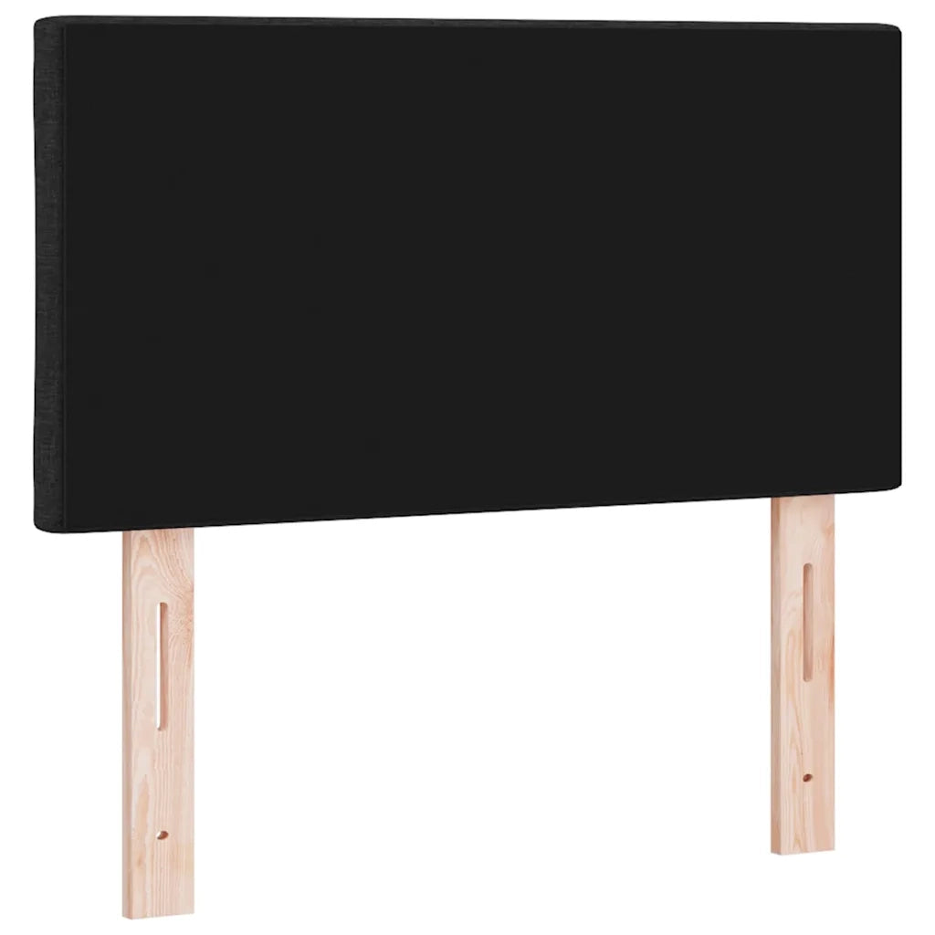 Testiera | Testata LED Nero 80 cm Tessuto