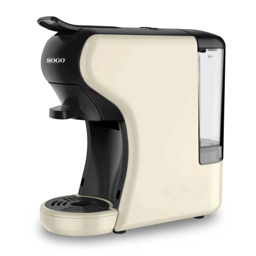 Macchina caffè multi capsula 4 in 1 19 bar, per capsule e caffè macinato con serbatoio 0,6L e spegnimento automatico - Sogo