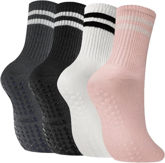 Sokke antiscivolo per Pilates con presa e corda lunga doppia - unisex