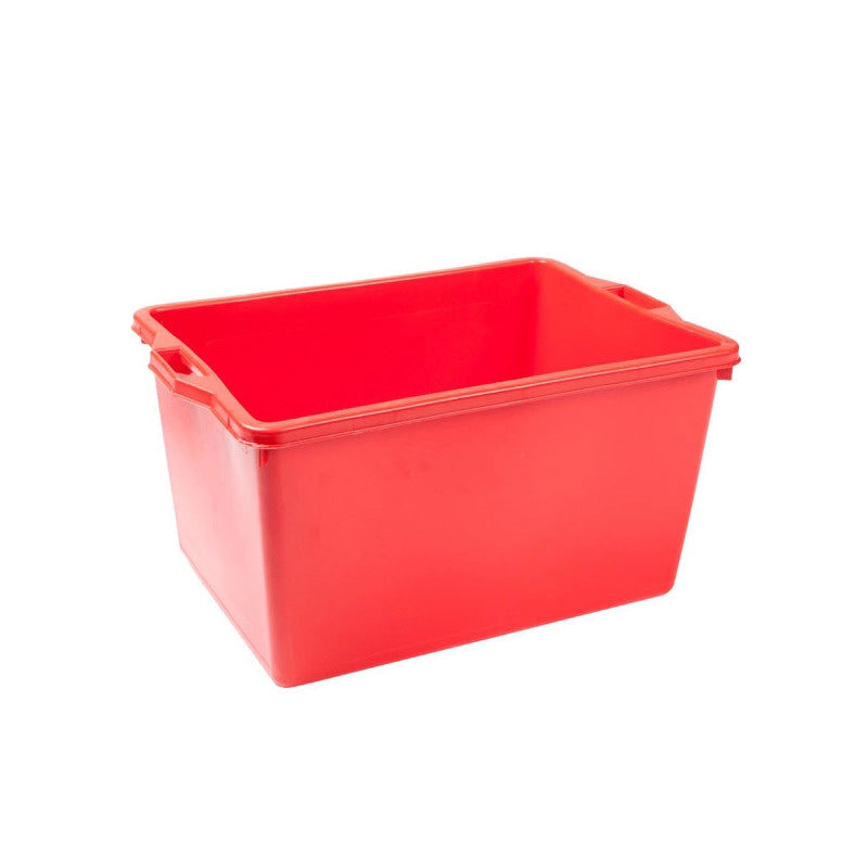 Cesta Rettang.Asti Rossa L 65 65X42 H 33 Ics