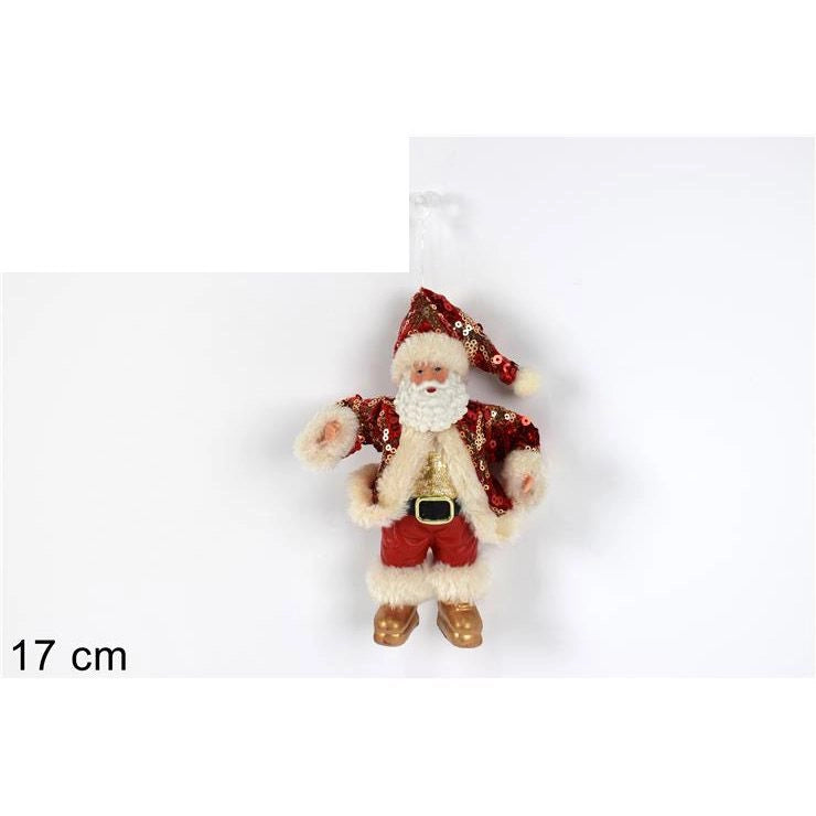 Babbo natale c/abito di paillettes