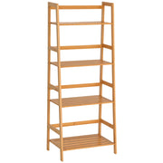 Libreria a Scala 4 Livelli in Bamb¨´ Stile Naturale ¨C Minimal ¨C 48x31.5x120