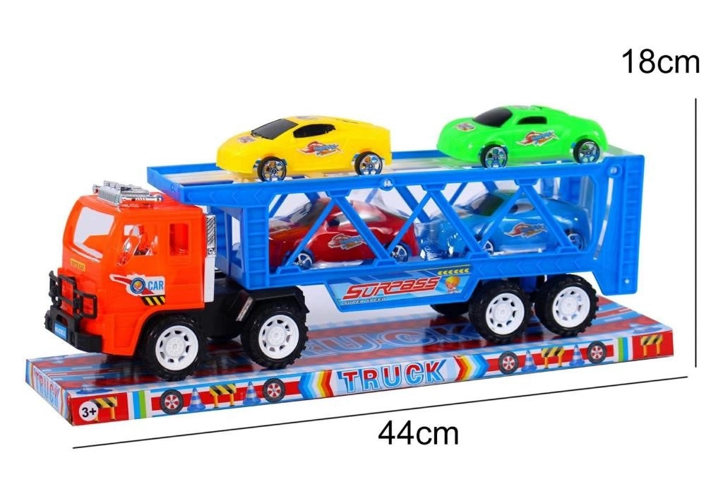 Giocattolo Porta Auto con 4 Vetture Macchine AP Giochi