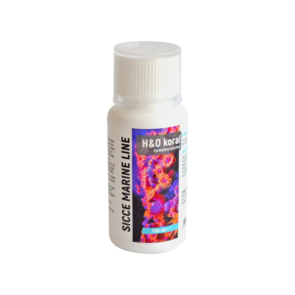 Sicce H&O Koral 100ml - Nutrimento per coralli e filtratori privo di nitrato e fosfato