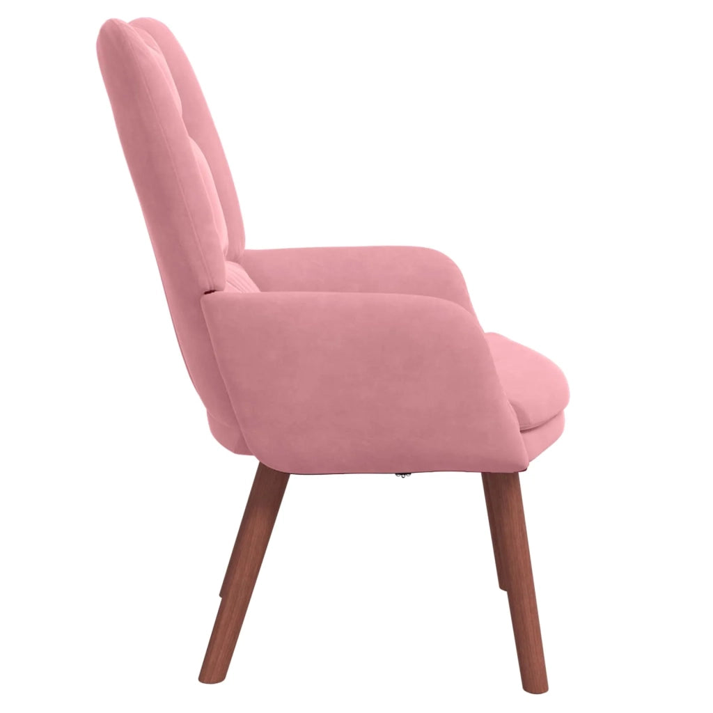 Divano Sedia-Poltrona Rosa 63 x 67 x 94 cm Velluto 492101