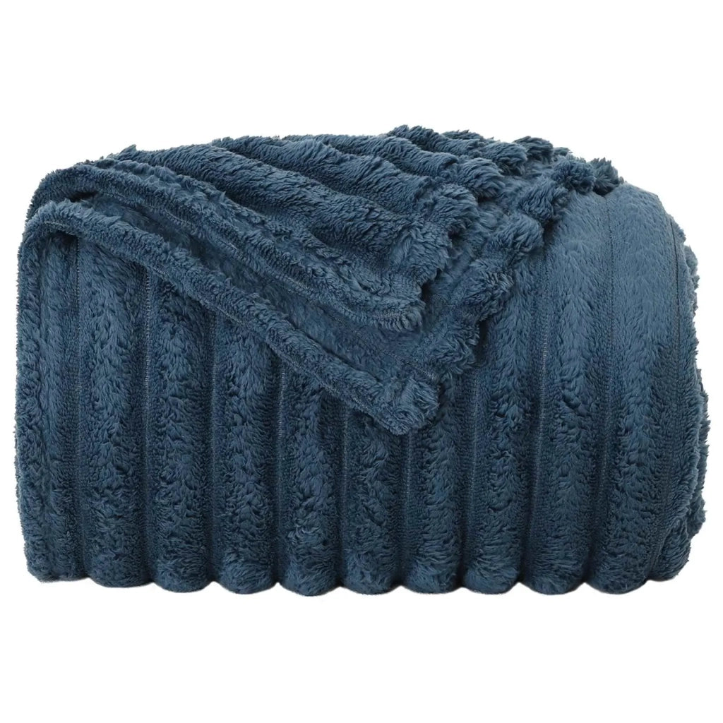 Coperta Blu navy 200 x 150 cm Panno