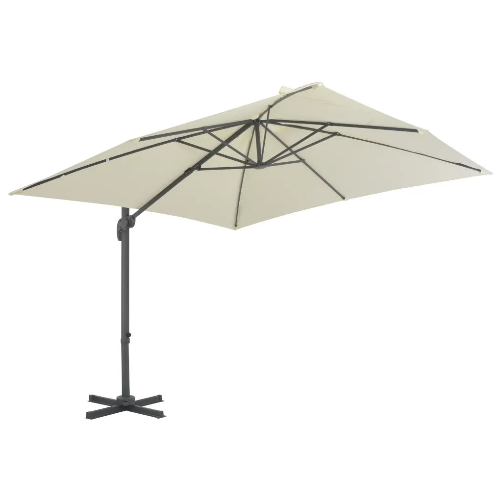 Ombrellone da Giardino con Base Portatile Sabbia 276343