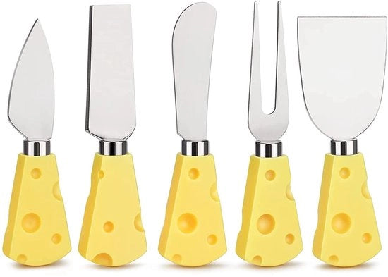 Set per formaggio - Acciaio inossidabile - 5 pezzi