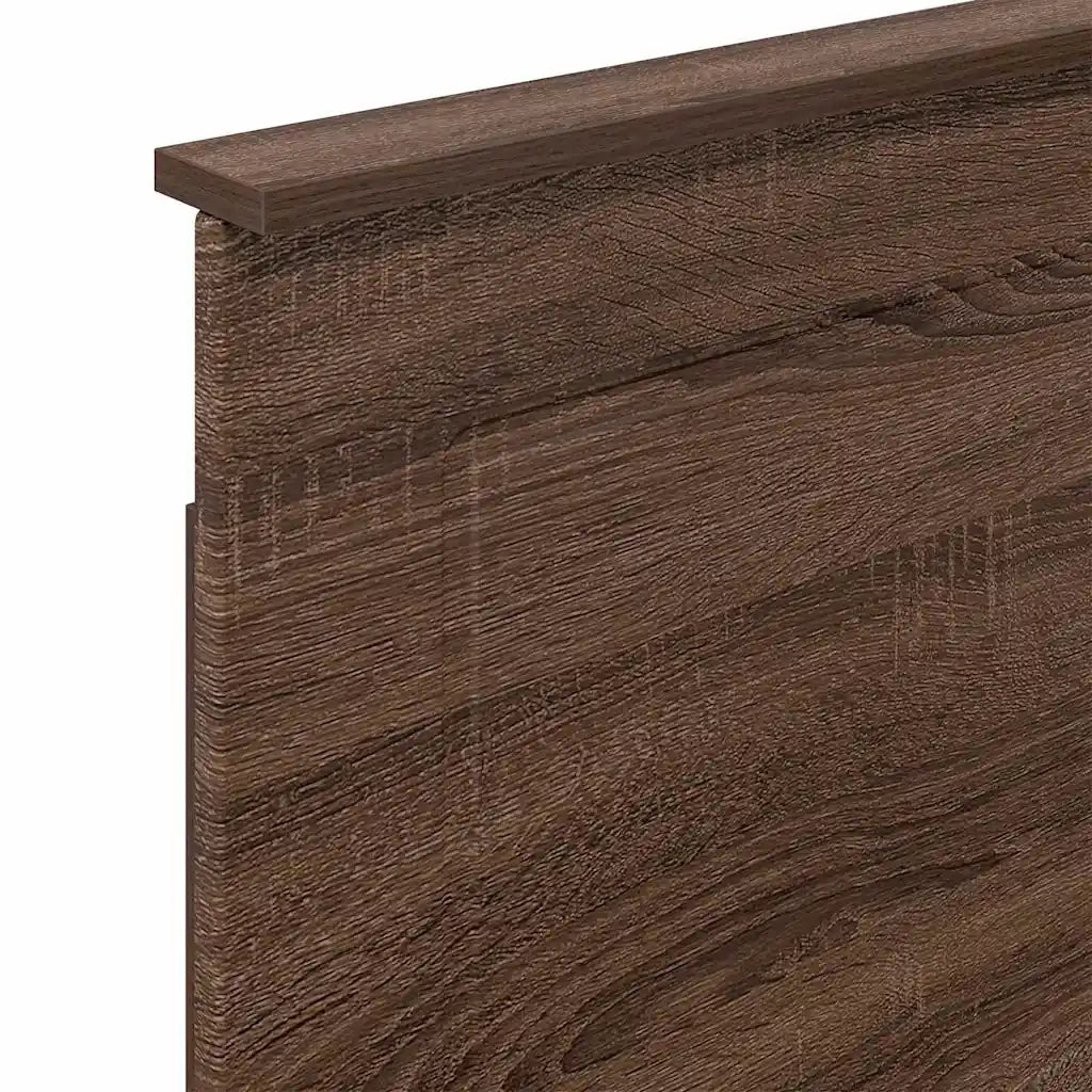 Testiera-Testata-Testiera Decorativa Rovere Marrone 75 cm Legno multistrato 838962