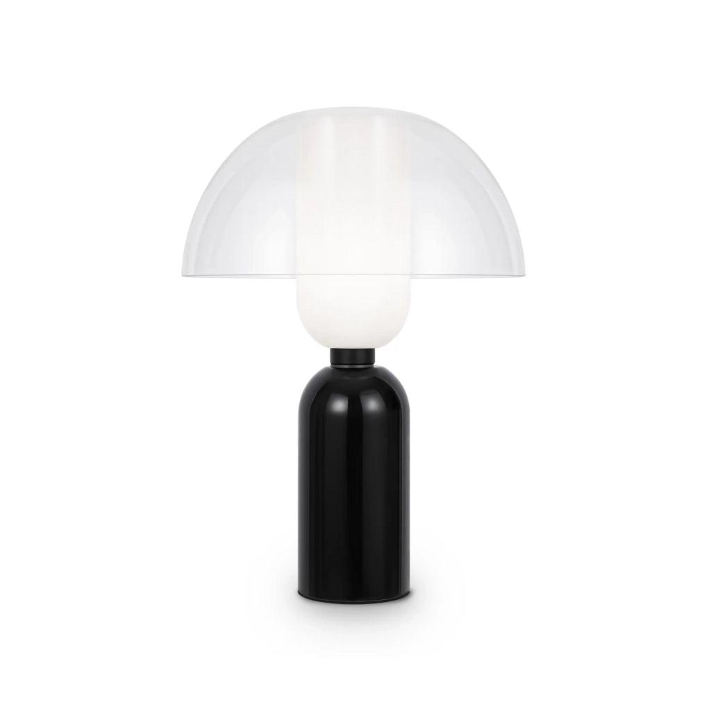 Maytoni Lampada da tavolo moderna Memory 1 luce E14 nero metallo vetro