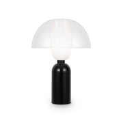 Maytoni Lampada da tavolo moderna Memory 1 luce E14 nero metallo vetro