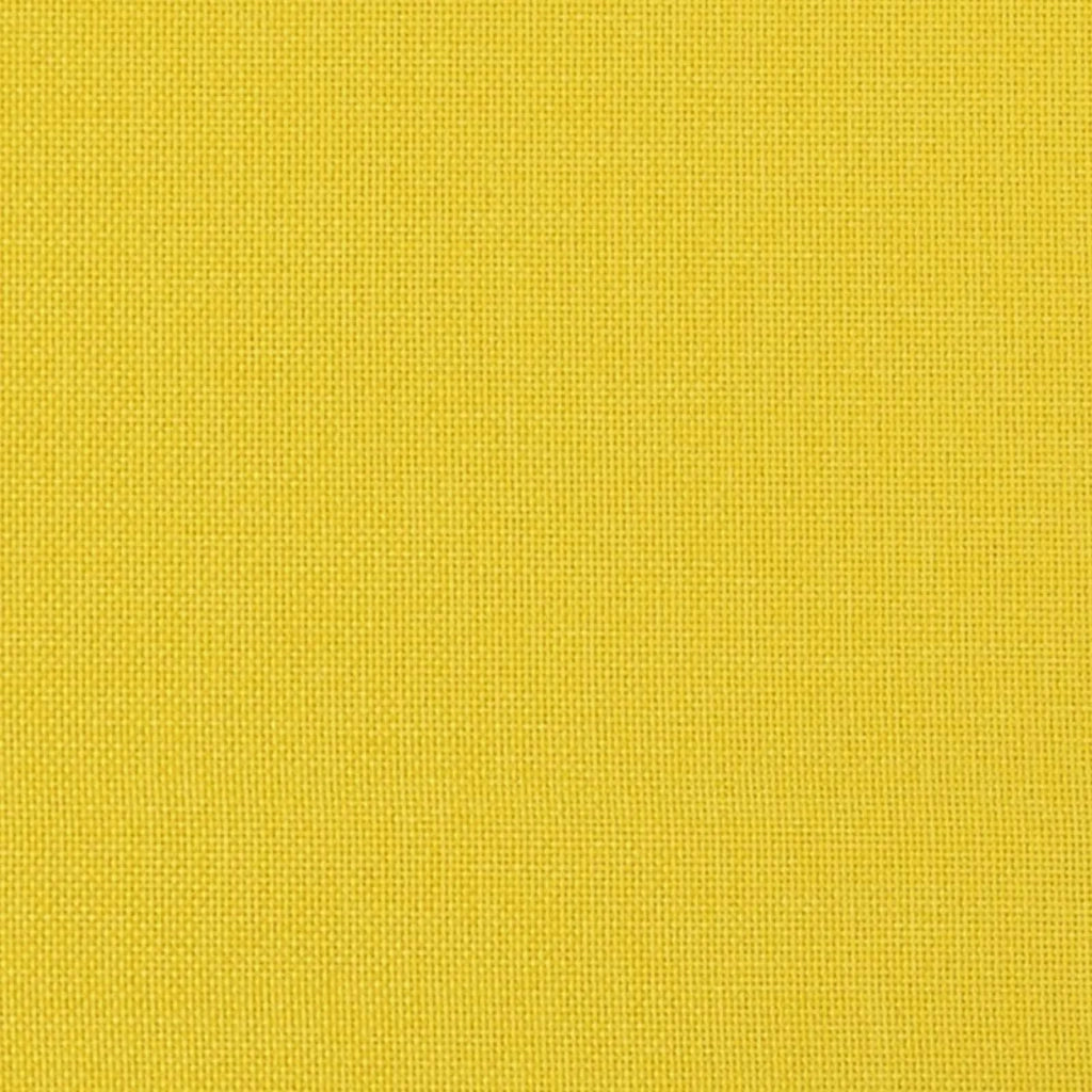 Poltrona-Divano Sedia Giallo Chiaro Tessuto 279594