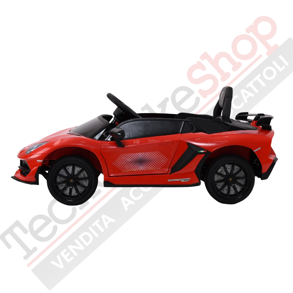 Tecnobike Shop - Auto Elettrica Per Bambini Lamborghini Svj Small 12V-Rosso
