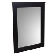 Specchio in legno nero 70x03x90h