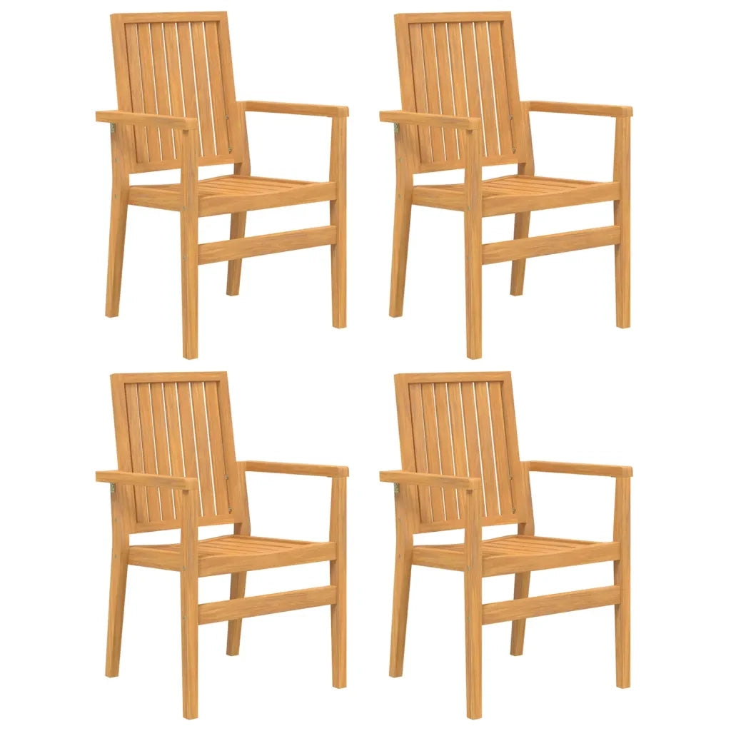Set da Pranzo per Giardino 5 pz in Legno Massello di Teak 3157917