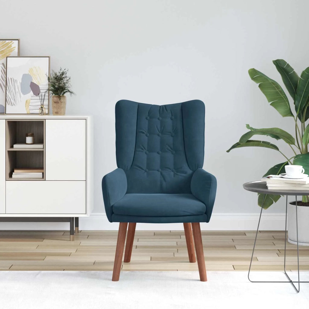 poltrona Blu 63 x 67 x 94 cm Velluto 42001813