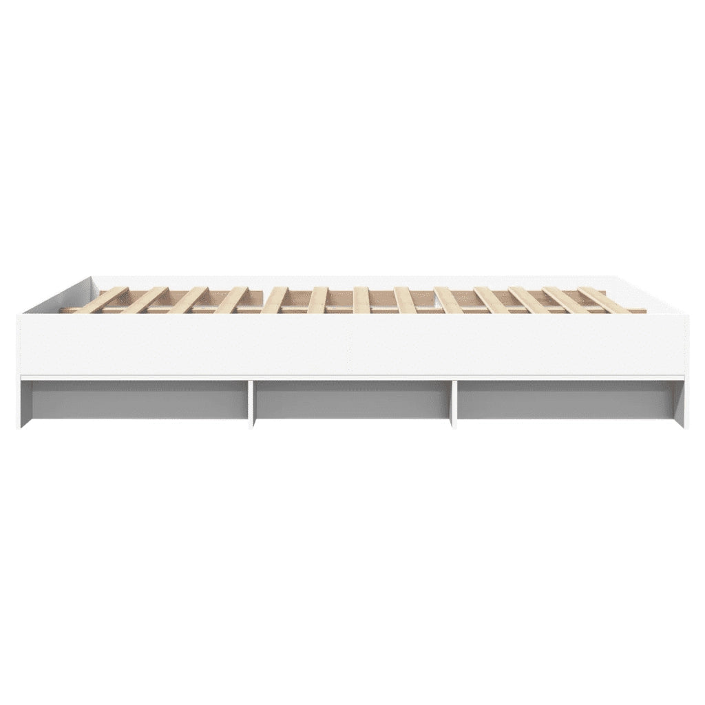 Giroletto-Struttura Letto Bianco 140x200 cm in Legno Multistrato 879718