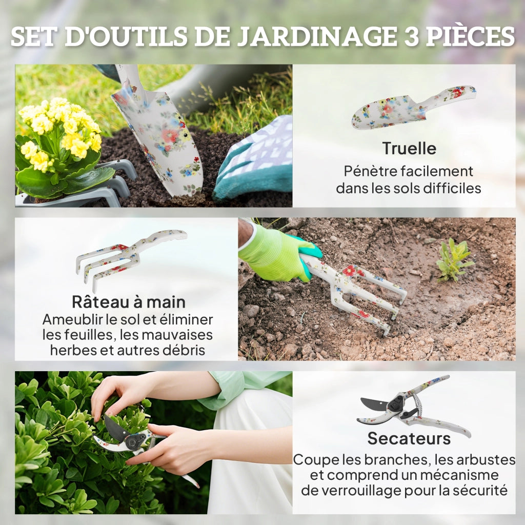 Set Giardinaggio 3 Pezzi ¨C Minimal ¨C Alluminio