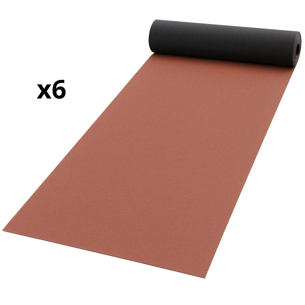 Guaina ardesiata rossa casasciutta impermeabilizzazione terrazze 6 rotoli 1x10 m