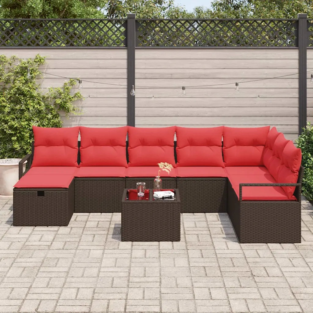 Set di divani con cuscino 5 pcs polyrattan 3360575