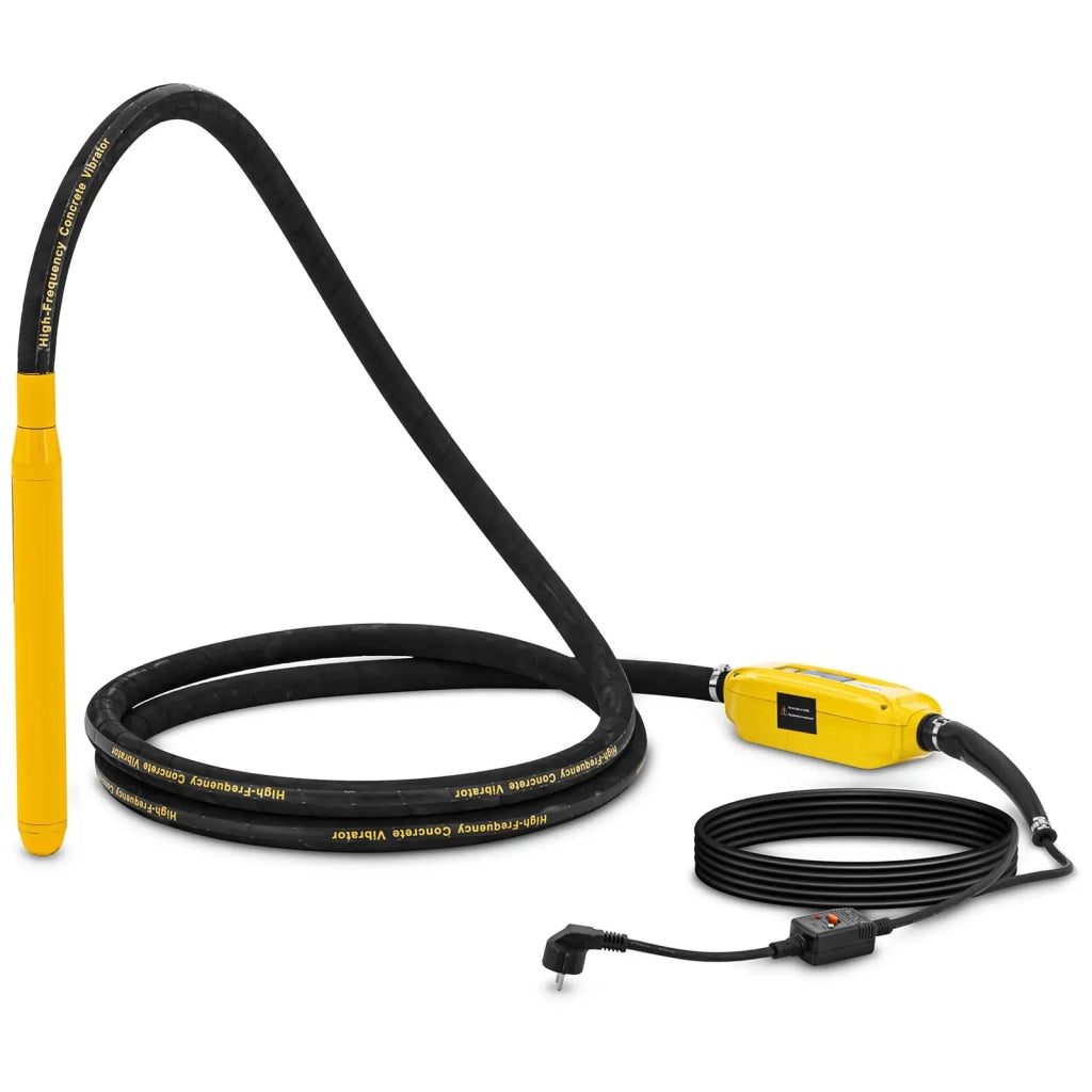 Vibratore per calcestruzzo professionale vibratori con convertitore 1500 watt 490 x 50 mm 230 volt acciaio inossidabile 14_0010219