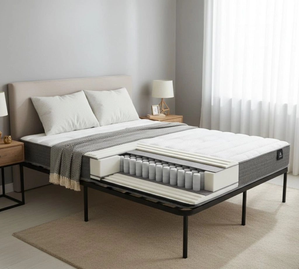 Venosa, Materasso Singolo, 200x90x22h cm Bianco