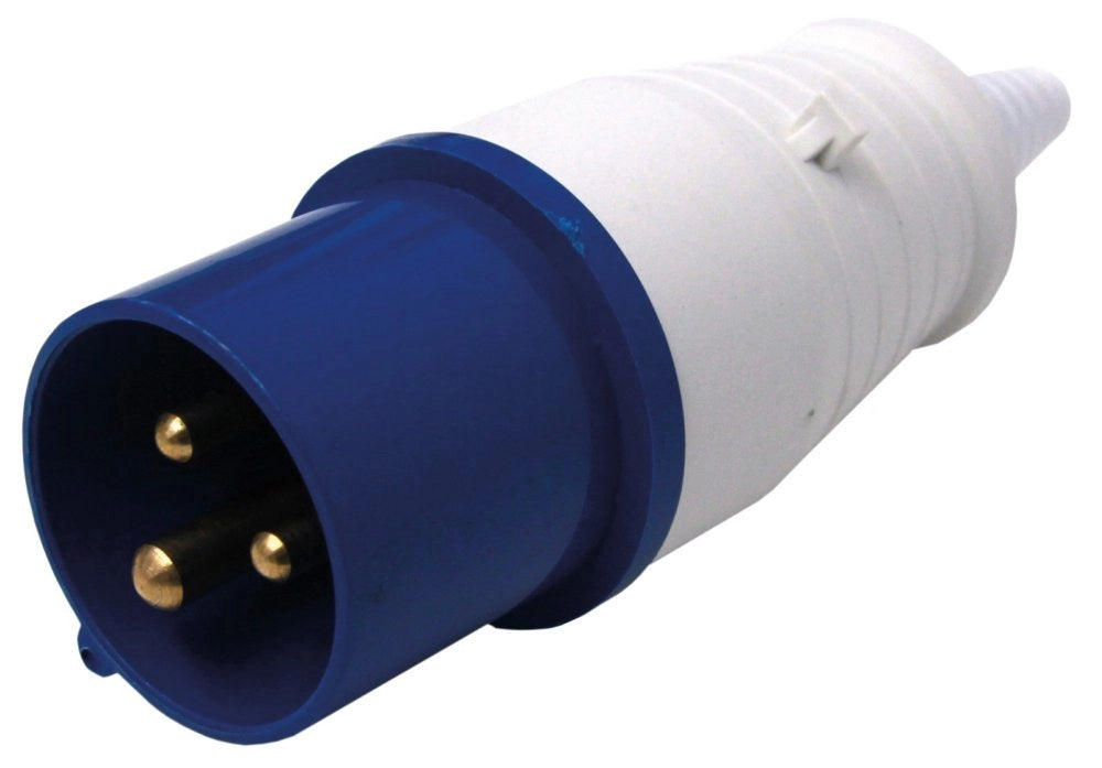 10pz spina industriale 16a 2 poli + terra 220 v figura 1 cod:ferx.84022