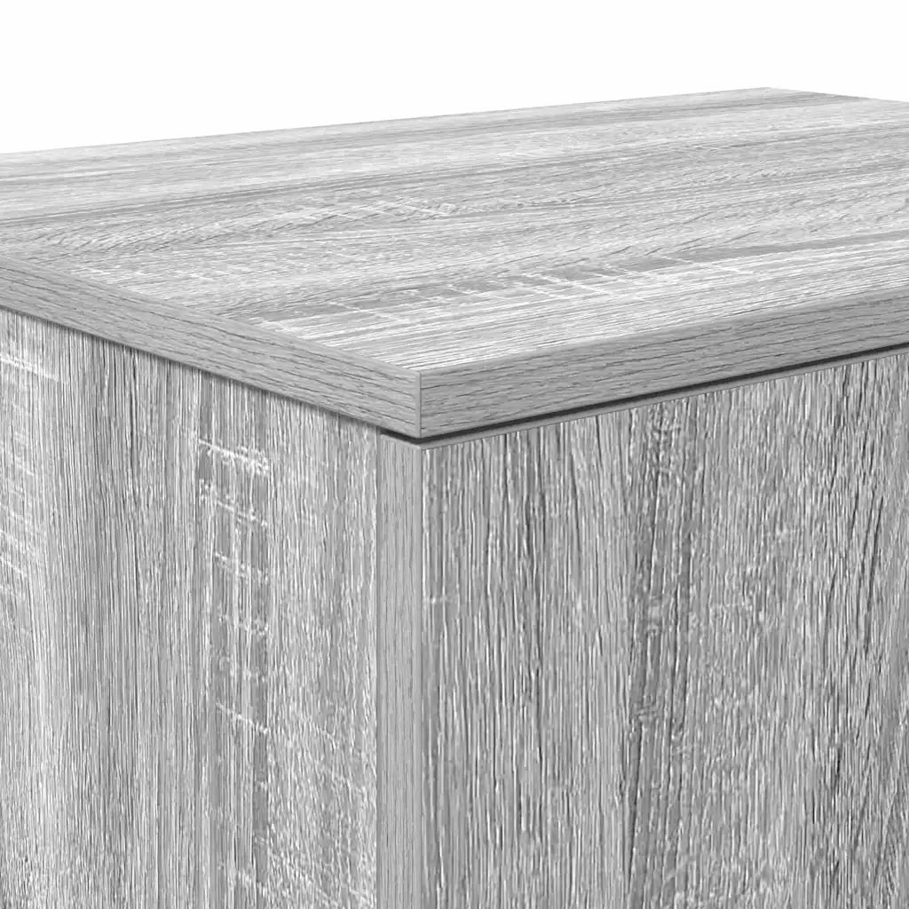 Armadio 2 pcs Grigio Sonoma 118 x 41 x 40 cm Legno multistrato 866664