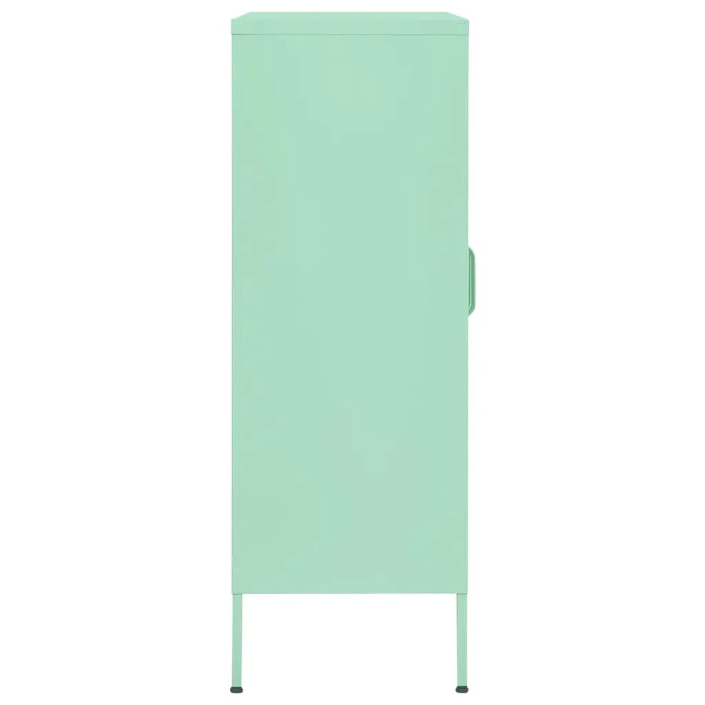 Armadio di stoccaggio dal design mint moderno 80 x 35 x 101,5 cm con ripiani regolabili in acciaio mint 02_0046867