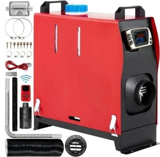Riscaldatore per auto 12V - Riscaldamento diesel - Riscaldatore a stantuffo - 8KW - Riscaldamento per auto - 5L