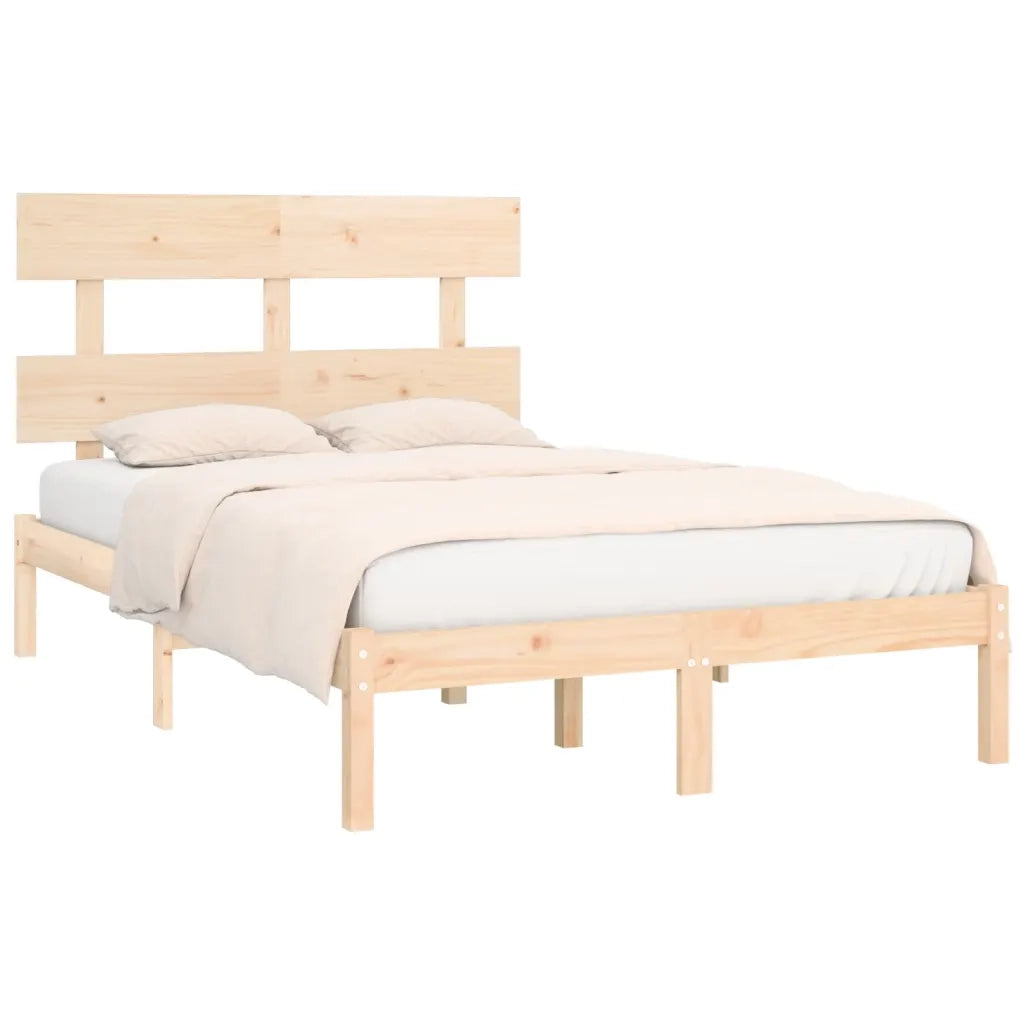Giroletto-Struttura Letto in Legno Massello 140x200 cm 199073