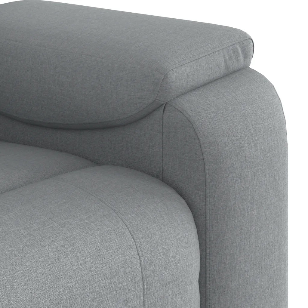Poltrona Reclinabile in Tessuto Grigio Chiaro 4015680