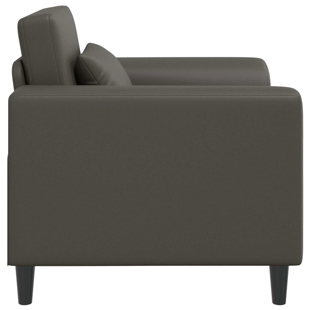 Poltrona Grigio Similpelle 42042469