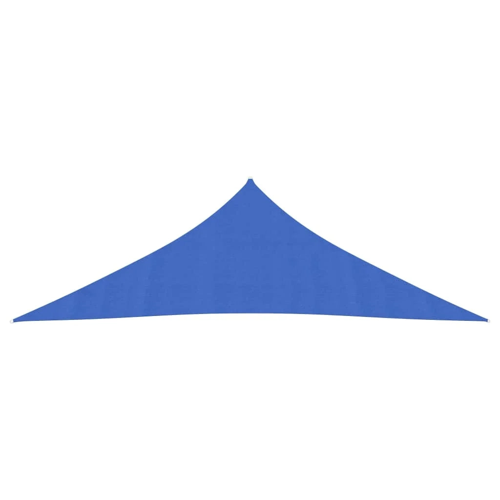 Telo tenda parasole a vela 160 g/m² HDPE 3,5 x 3,5 x 4,9 m blu 02_0009058