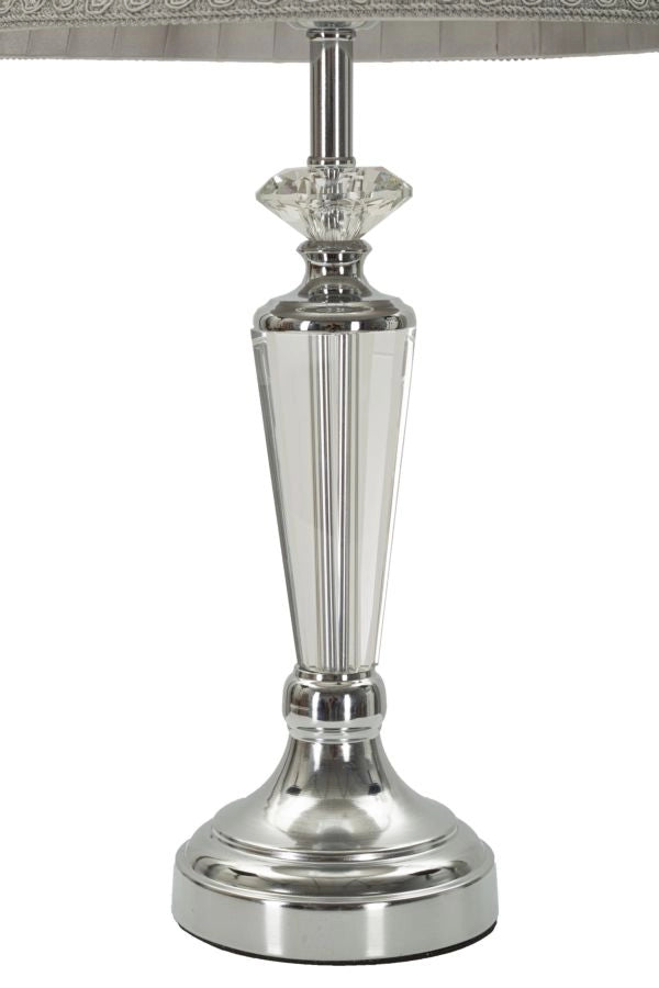 LAMPADA DA TAVOLO SILVERY CM Ø 30X56