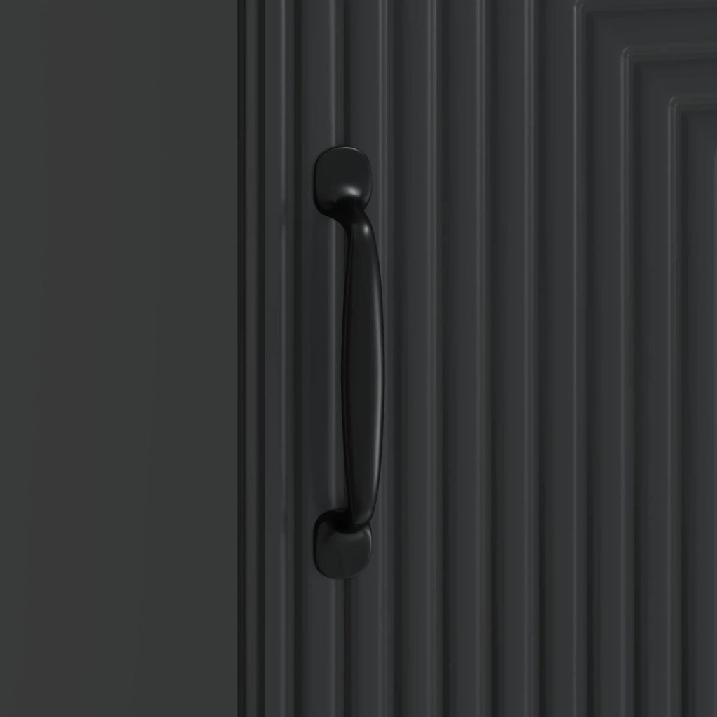 Comodino | Armadio da Notte | Mobiletto da notte Nero 43 x 34,5 x 50 cm Legno ingegnerizzato