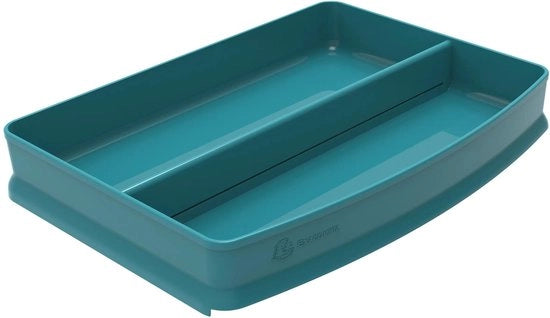 Combo Top Skandi brievenbak per A5 documenti, Pacific Blue, 255 mm, per posizionamento su brievenbak, articolo 11634D.