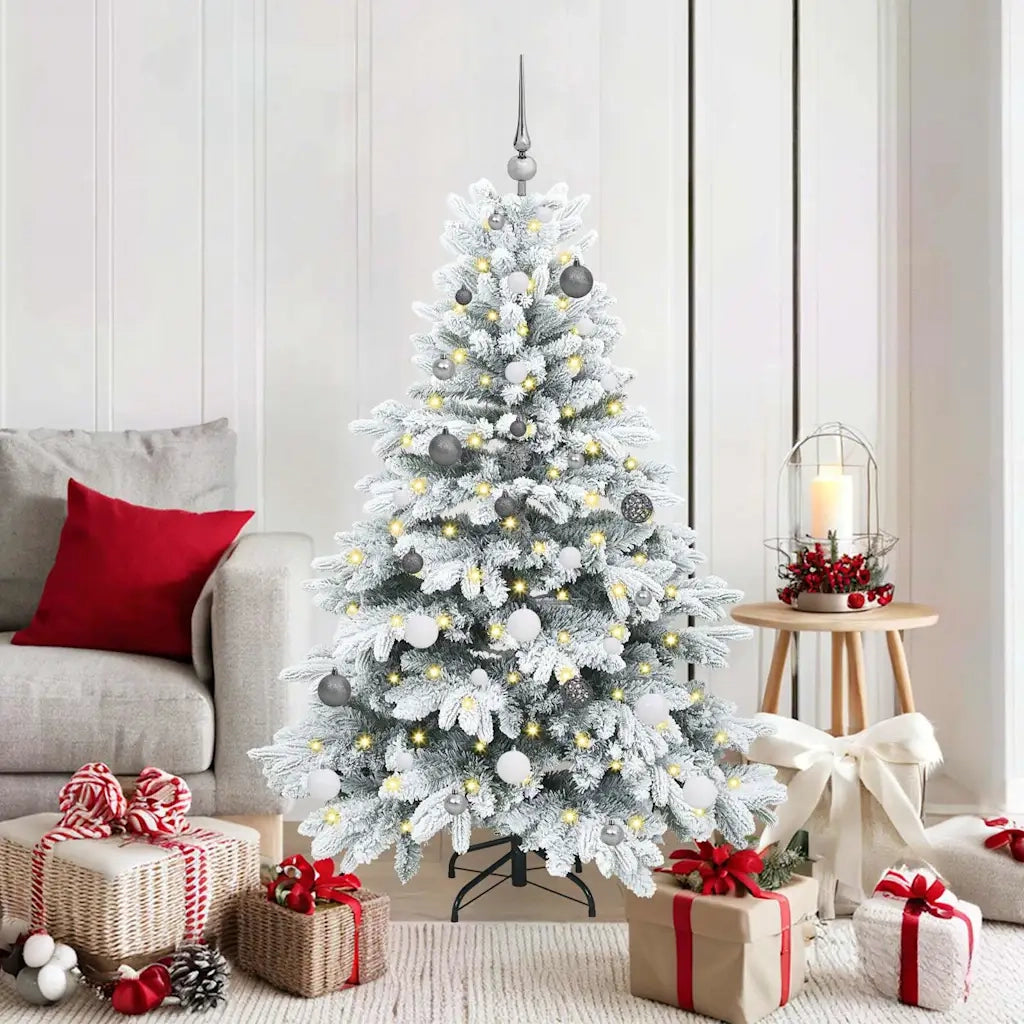 Albero di Natale artificiale con 150 LED Bianco 150 cm PE e PVC 3397600